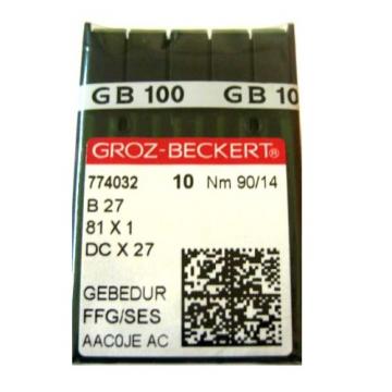 Игла Groz-beckert DCx27 GEBEDUR (Bx27) № 100/16